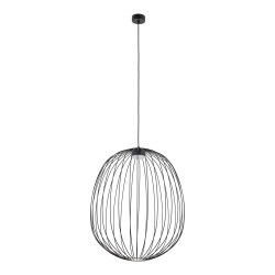 NOWOŚĆ Lampa wisząca, Ażurowa, Druciana, Czarny 11301 SPHERA L BLACK 1XGX53 Tk Lighting