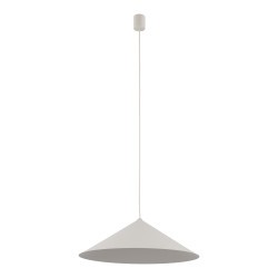 NOWOŚĆ Lampa wisząca, Stożek, Metalowa, Beż 11282 LUME XL KASZMIR 1XGX53 Tk Lighting