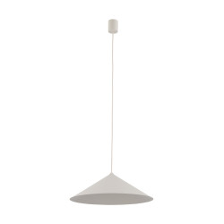 NOWOŚĆ Lampa wisząca, Stożek, Metalowa, Beż 11281 LUME L KASZMIR 1XGX53 Tk Lighting