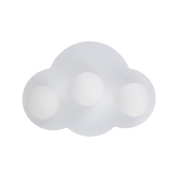 NOWOŚĆ Lampa ścienna, Lampa sufitowa Kinkiet potrójny Chmurka Biały 11264 CLOUD NEW...