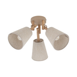 NOWOŚĆ Lampa sufitowa, Plafon potrójny z abażurami 11605 VAIO SABIA 3XE27 Tk Lighting