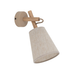 NOWOŚĆ Kinkiet, Lampa ścienna z abażurem 11604 VAIO SABIA 1XE27 Tk Lighting