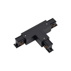 NOWOŚĆ Łącznik T do szynoprzewodu 11612 TRACER TRÓJOBWODOWY BLACK RIGHT-1 Tk Lighting