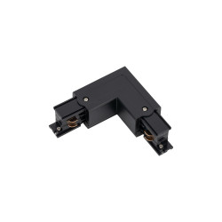 NOWOŚĆ Łącznik kątowy 11608 TRACER TRÓJOBWODOWY BLACK RIGHT Tk Lighting