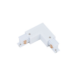 NOWOŚĆ Łącznik kątowy 11607 TRACER TRÓJOBWODOWY WHITE RIGHT Tk Lighting