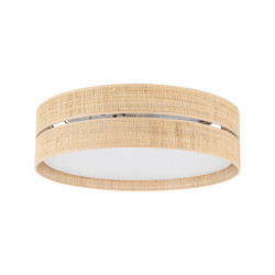 NOWOŚĆ Plafon, Lampa sufitowa ze słomkowym abażurem 11599 CALMA 600 Tk Lighting