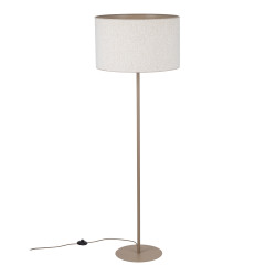 NOWOŚĆ Lampa podłogowa z abażurem Beż 16168 VELLUM SABIA 1XE27 Tk Lighting