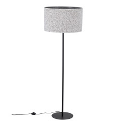 NOWOŚĆ Lampa podłogowa z abażurem 16166 VELLUM BLACK 1XE27 Tk Lighting