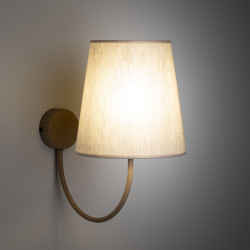 NOWOŚĆ Lampa ścienna, Kinkiet z abażurem Beż 11071 CANDI SABIA 1XE27 Tk Lighting