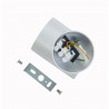 Snow 1 spot biały LP-731/1W WH