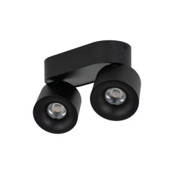 NOWOŚĆ Lampa sufitowa Tubka Podwójna Łamana 18164 SPARK DUO BLACK CCT 20W Tk Lighting