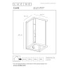 Czujnik ruchu CLAIRE-LED 27883/11/30 Lucide