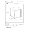 Lampa przenona CLAIRE 27883/25/30 Lucide