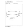 Plafon TALOWE 46100/32/31 Lucide