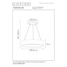 Lampa wiszšca TALOWE 46400/42/31 Lucide