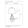 Lampa stołowa GITTA 47500/81/11 Lucide