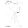 Lampa podłogowa GOOSY 71767/50/31 Lucide