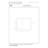 Kinkiet XERA 23253/01/30 Lucide