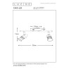 Reflektorek CARO-LED 13955/10/12 Lucide