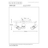 Reflektorek CARO-LED 13955/14/12 Lucide