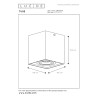 Oczko natynkowe Tube 22953/01/31 Lucide