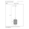 Lampa wiszšca MESH 43404/15/30 Lucide