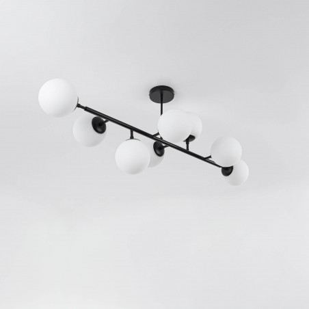 Dorado 8 lampa wisząca czarna LP-002/8P BK