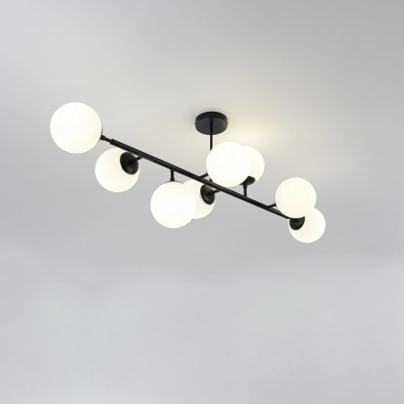 Dorado 8 lampa wisząca czarna LP-002/8P BK