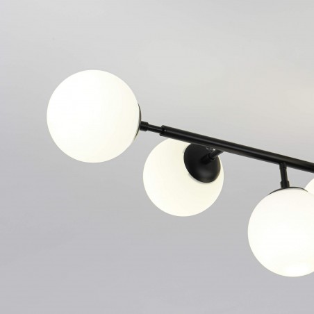 Dorado 8 lampa wisząca czarna LP-002/8P BK