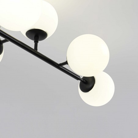Dorado 8 lampa wisząca czarna LP-002/8P BK