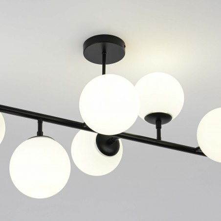 Dorado 8 lampa wisząca czarna LP-002/8P BK