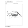 Oczko podtynkowe TUBE 22955/01/31 Lucide
