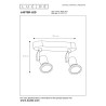 Reflektorek JASTER LED 11903/10/31 Lucide