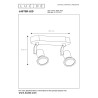 Reflektorek JASTER LED 11903/10/30 Lucide