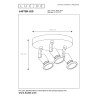 Reflektorek JASTER LED 11903/15/30 Lucide