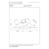Reflektorek RILOU 26994/20/31 Lucide