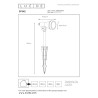 Lampa stojšca zewnętrzna SPIKE LED 27882/05/30 Lucide
