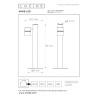 Lampa stojšca zewnętrzna ARNE-LED 14867/49/30 Lucide