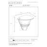 Lampa cienna zewnętrzna LIVIA 11812/01/31 Lucide