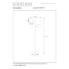 Lampa podłogowa SKANSKA-LED 03703/10/31 Lucide