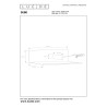 Kinkiet SEBO 06218/01/31 Lucide