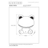 Lampa stołowa DODO Frog 71592/03/85 Lucide