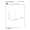 Lampa stołowa BECKY 45569/01/65 Lucide