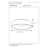 Plafon TALOWE 46100/20/30 Lucide
