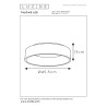 Plafon TALOWE 46100/32/30 Lucide