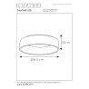 Plafon TALOWE 46100/42/31 Lucide
