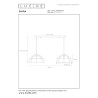 Lampa wiszšca DIKRA 76464/02/30 Lucide