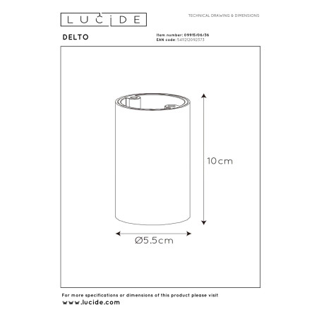 Oczko natynkowe DELTO LED 09915/06/36 Lucide