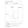 Lampa cienna zewnętrzna CADIX 15803/01/30 Lucide