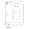 Lampa stojšca zewnętrzna CADIX 15804/22/30 Lucide